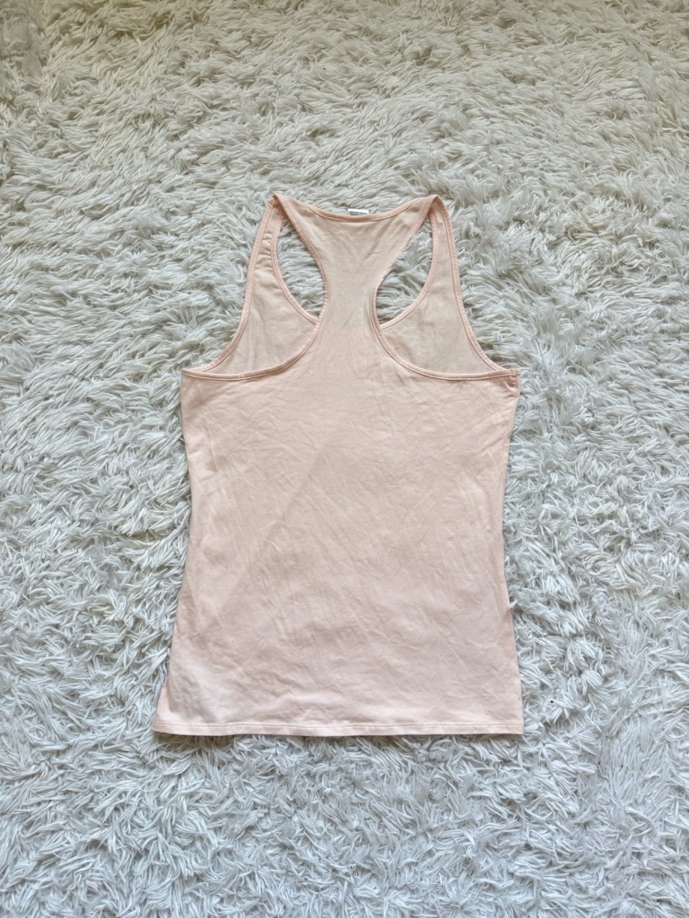 Calvin Klein Light Pink Racerback Logo Tank - Picture 3 of 5